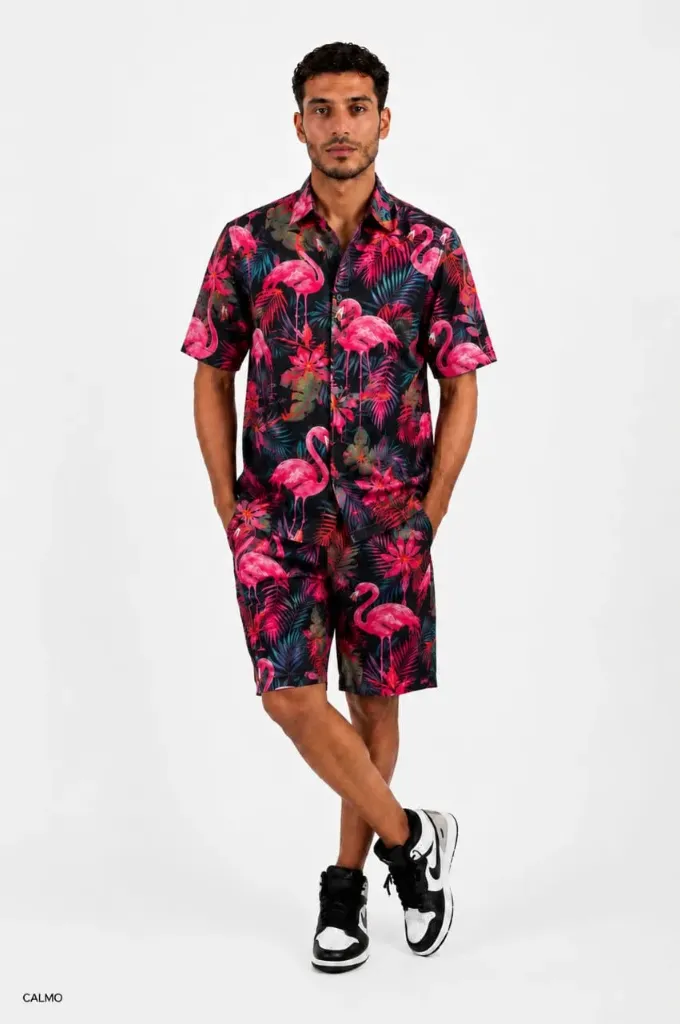 Oversize Flamingo Summer Set (L)